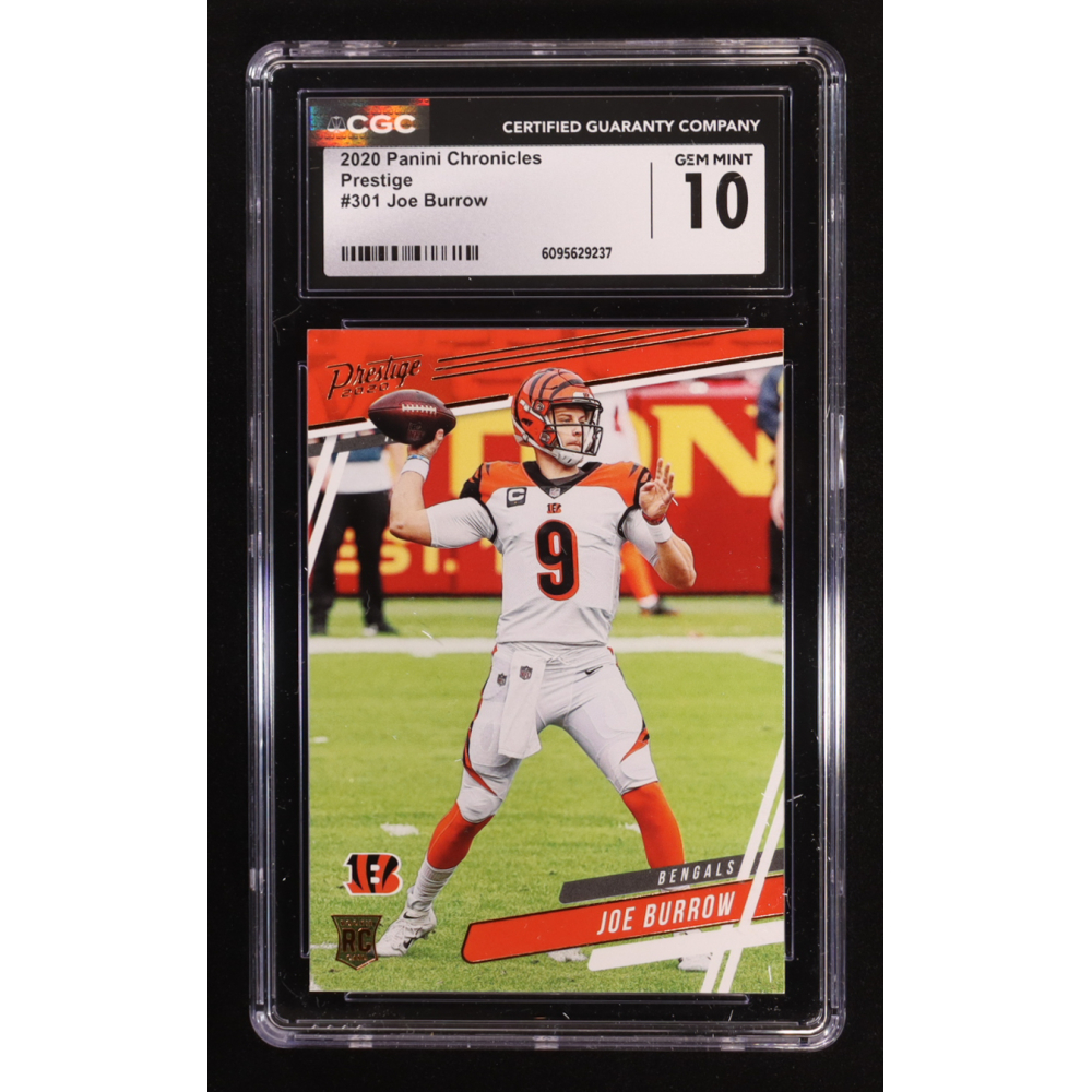 Joe Burrow 2020 Panini Chronicles Prestige #301 RC (CGC 10) at PristineAuction.com