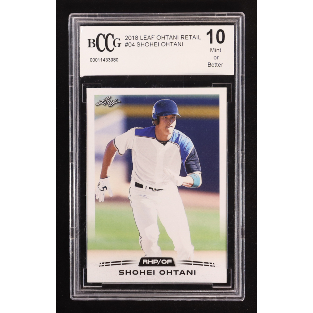 Shohei Ohtani 2018 Leaf Ohtani Retail #04 RC (BCCG 10) at PristineAuction.com