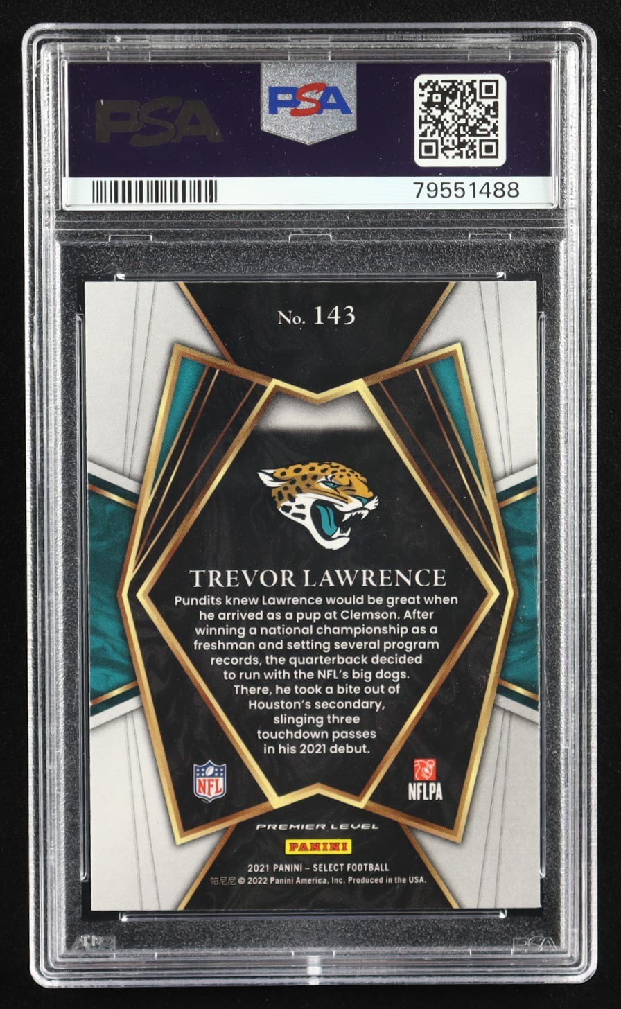 Trevor Lawrence 2021 Select #143 RC (PSA 9) at PristineAuction.com Trevor Lawrence 2021 Select #143 RC (PSA 9) at PristineAuction.com