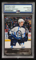 Andrew Copp Signed 2015-16 Upper Deck #205 YG RC (PSA) at PristineAuction.com