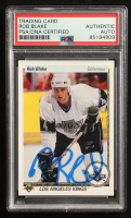 Rob Blake Signed 1990-91 Upper Deck #45 RC (PSA) at PristineAuction.com