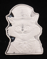 5 Gram .999 Fine Silver Cheshire Cat Bullion Art Bar at PristineAuction.com