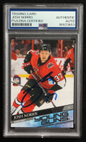 Josh Norris Signed 2020-21 Upper Deck #209 YG RC (PSA) at PristineAuction.com