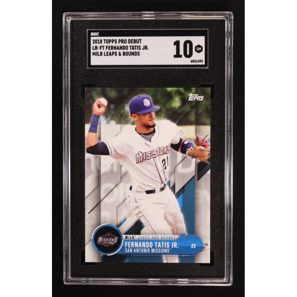 Fernando Tatis Jr. 2018 Topps Pro Debut  MILB Leaps & Bounds #LB-FT RC (SGC 10) at PristineAuction.com