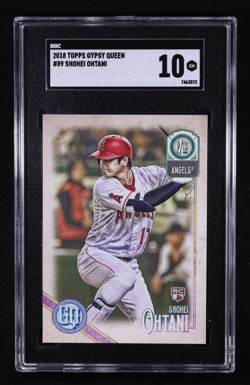 Shohei Ohtani 2018 Topps Gypsy Queen #89 RC (SGC 10) at PristineAuction.com Shohei Ohtani 2018 Topps Gypsy Queen #89 RC (SGC 10) at PristineAuction.com