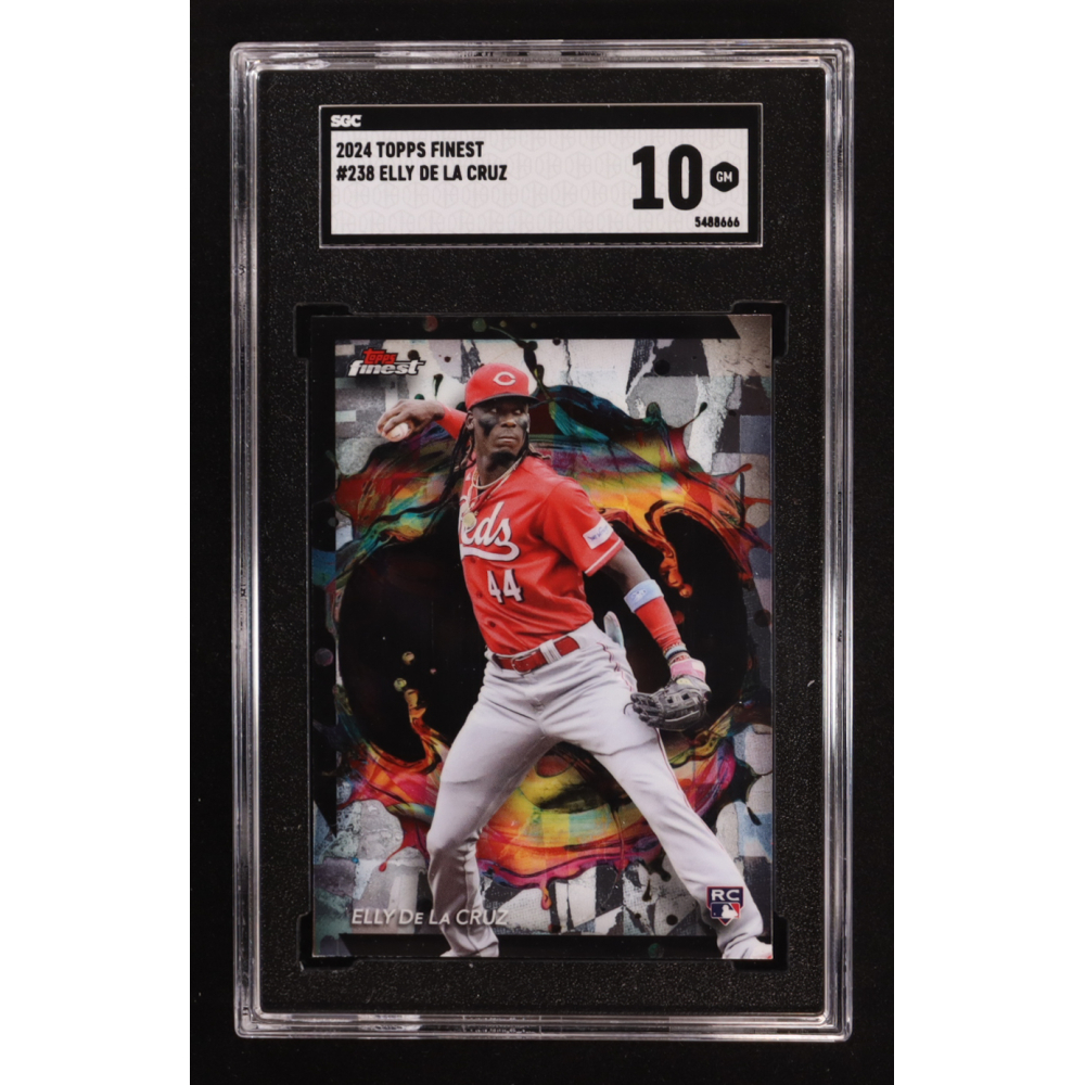 Elly De La Cruz 2024 Topps Finest #238 RC (SGC 10) at PristineAuction.com