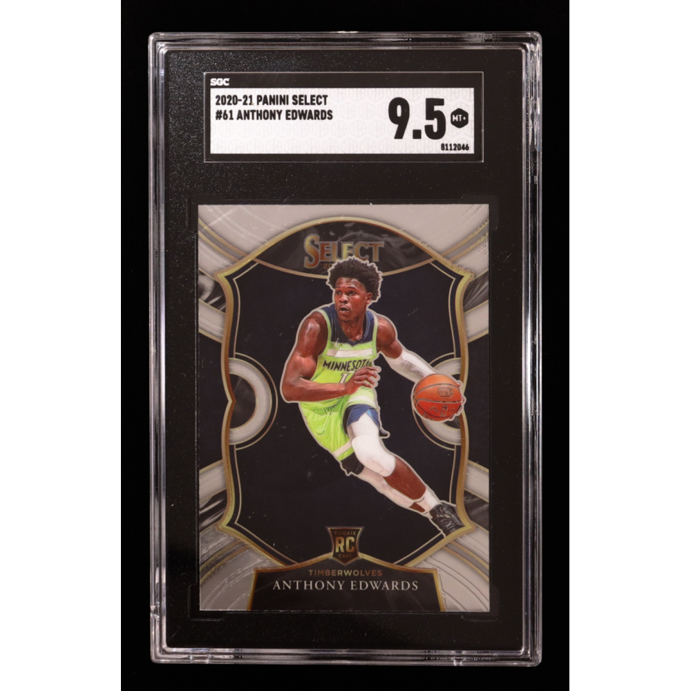Anthony Edwards 2020-21 Panini Select #61 RC (SGC 9.5) at PristineAuction.com