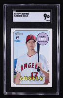 Shohei Ohtani 2018 Topps Heritage #600 RC (SGC 9) at PristineAuction.com
