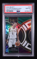 Victor Wembanyama 2023-24 Select Prizms Green White Purple #121 RC (PSA 10) at PristineAuction.com