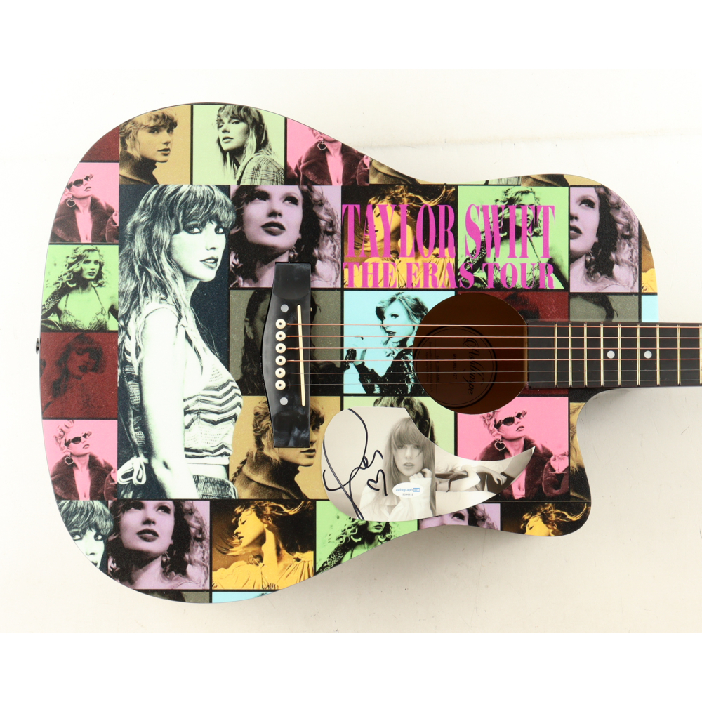 Taylor Swift Guitar with Signed Custom Insert Pickguard (ACOA) at PristineAuction.com