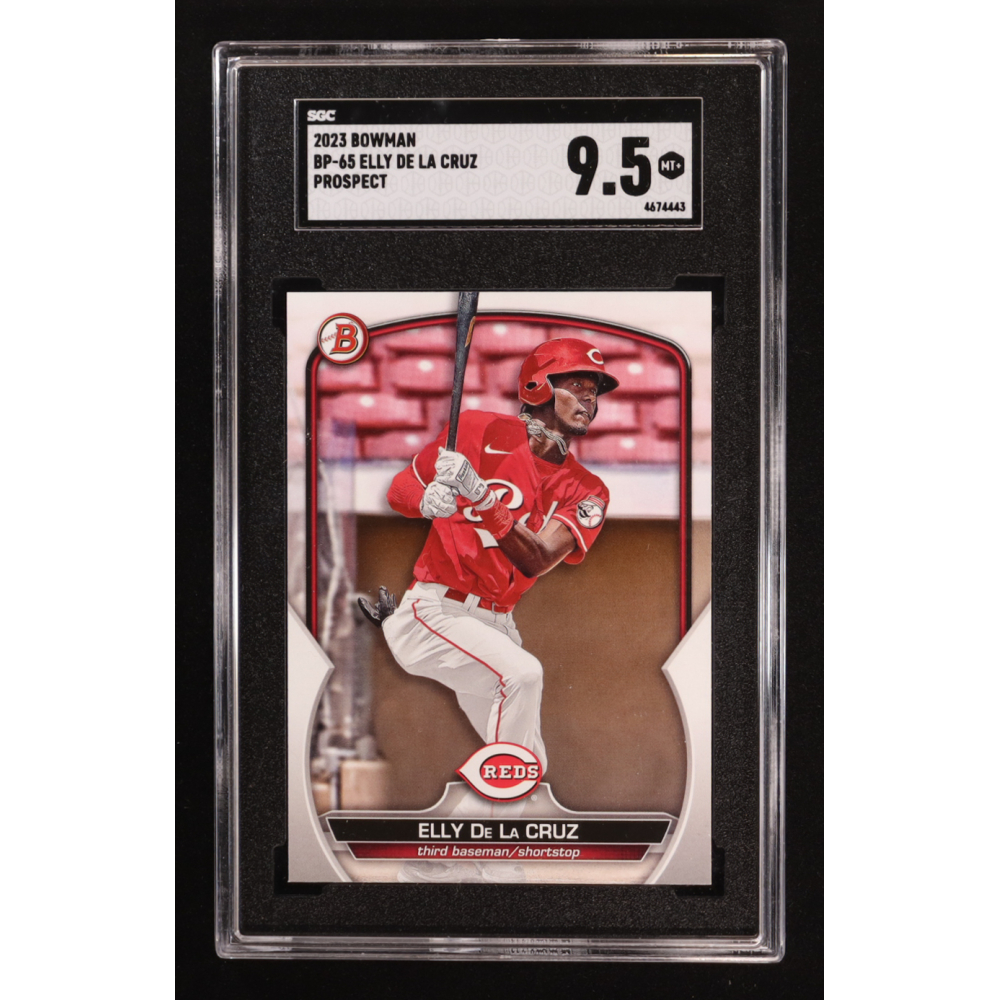 Elly De La Cruz 2023 Bowman Prospect #BP-65 RC (SGC 9.5) at PristineAuction.com