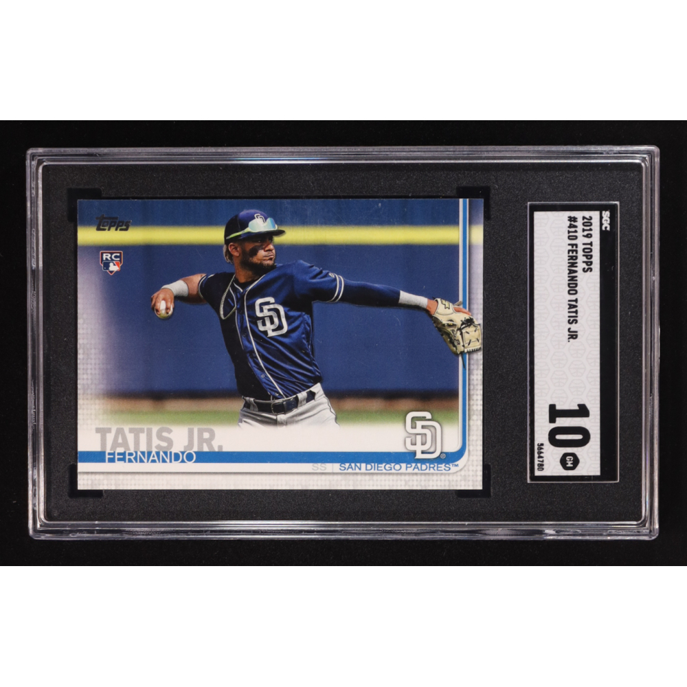Fernando Tatis Jr. 2019 Topps Series 2 #410 RC (SGC 10) at PristineAuction.com