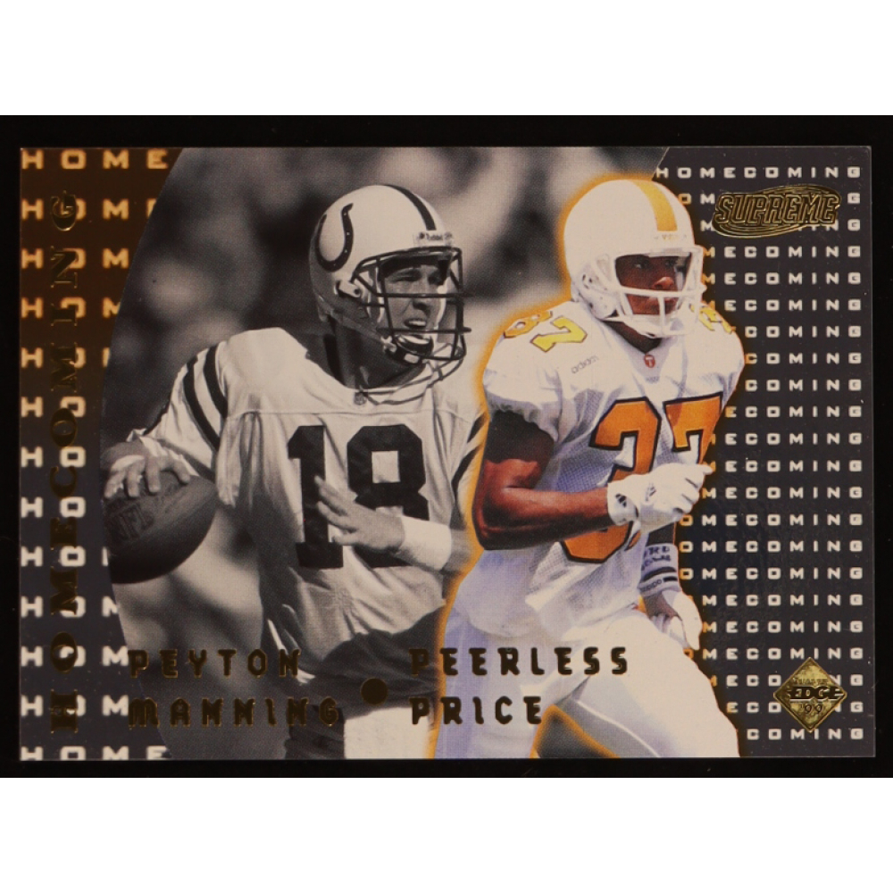 Peyton Manning / Peerless Price 1999 Collector's Edge Supreme Homecoming #H16 at PristineAuction.com