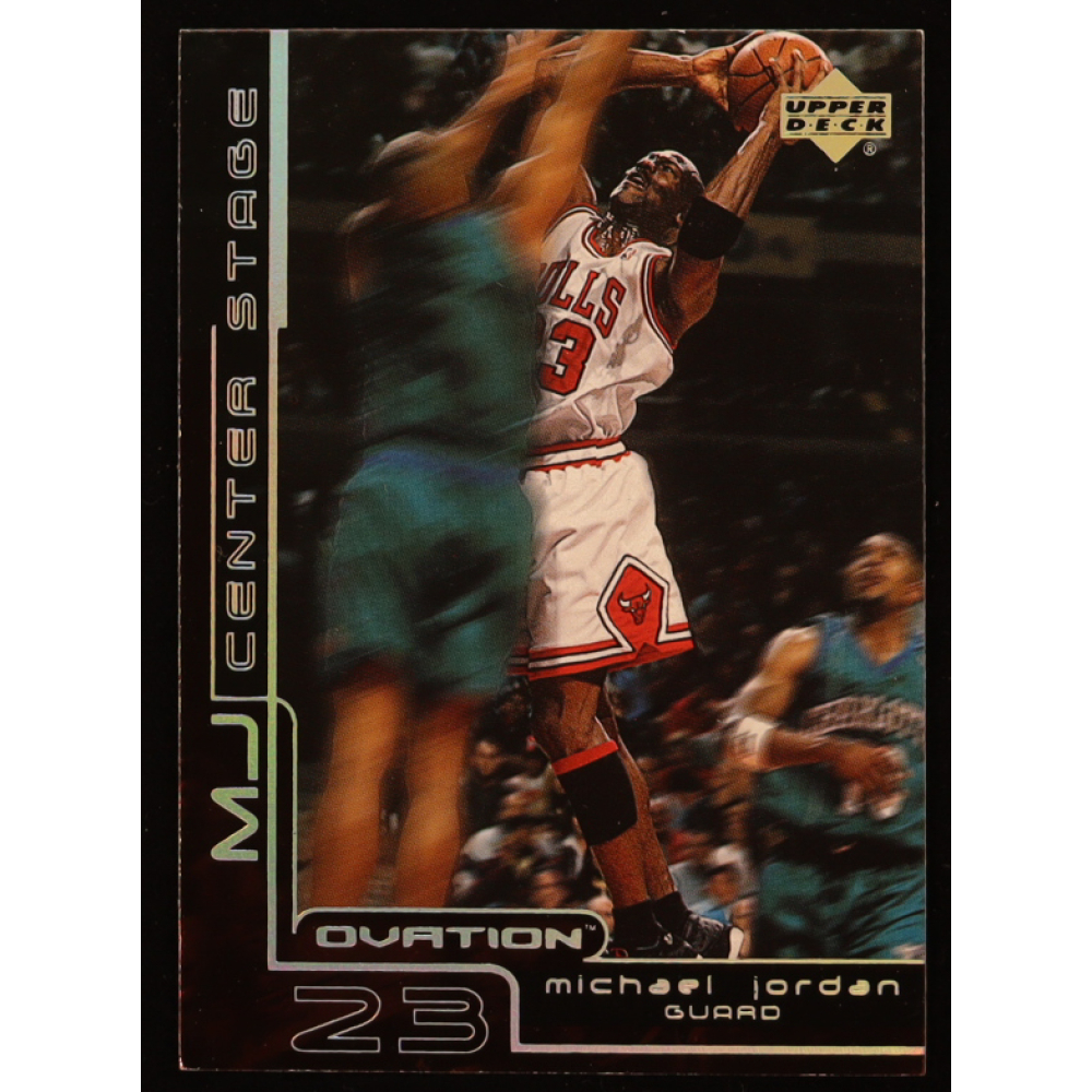 Michael Jordan 1999-00 Upper Deck Ovation MJ Center Stage #CS12 at PristineAuction.com