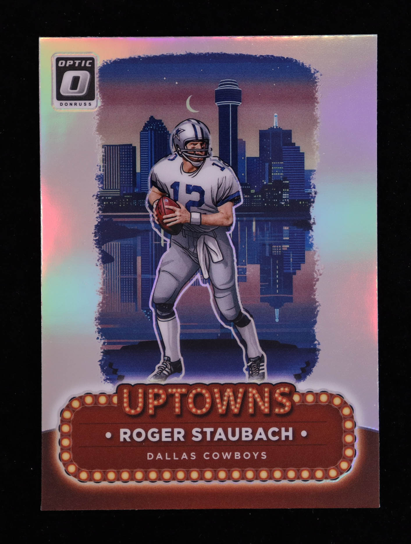 Roger Staubach 2024 Donruss Optic Uptowns #24 at PristineAuction.com Roger Staubach 2024 Donruss Optic Uptowns #24 at PristineAuction.com