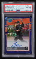 Logan Webb 2020 Panini Donruss Optic Rated Rookie Signatures Blue Mojo #RRSL-W RC #78/99 (PSA 8) at PristineAuction.com