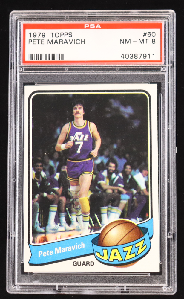 Pete Maravich 1979-80 Topps #60 (PSA 8) at PristineAuction.com Pete Maravich 1979-80 Topps #60 (PSA 8) at PristineAuction.com