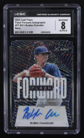 Bubba Chandler 2021 Leaf Flash Flash Forward Autographs Navy #FF-BC1 RC #28/99 (CGC 8 | Autograph Graded CGC 8) at PristineAuction.com