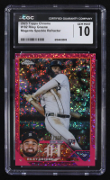 Riley Greene 2023 Topps Chrome Magenta Speckle Refractor #182 RC #202/350 (CGC 10) at PristineAuction.com