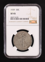 1939 Walking Liberty Silver 50C Half Dollar (NGC XF45) - 6849718-001 at PristineAuction.com
