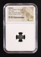 Biblical "Widow's Mite" Judaea 103-76 BC, Alex Jannaeus, AE Prutah - Mark 12:41-44 (NGC) - 8557462-116 at PristineAuction.com