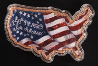 10 Oz .999 Fine Copper United States of America 250th Anniversary Bullion Art Bar - Limited Mintage of 2,500 at PristineAuction.com