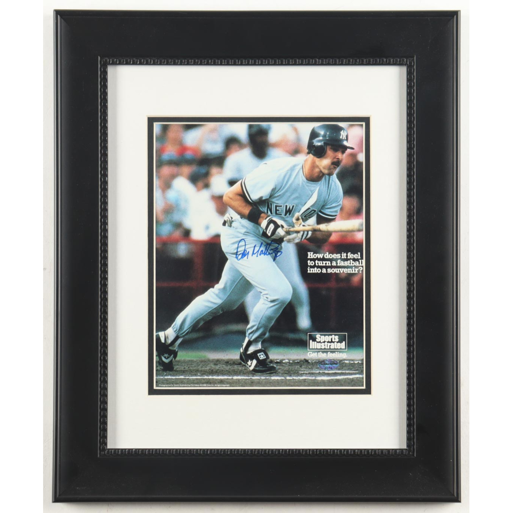 Don Mattingly Signed Yankees Custom Framed Photo (Schulte) at PristineAuction.com