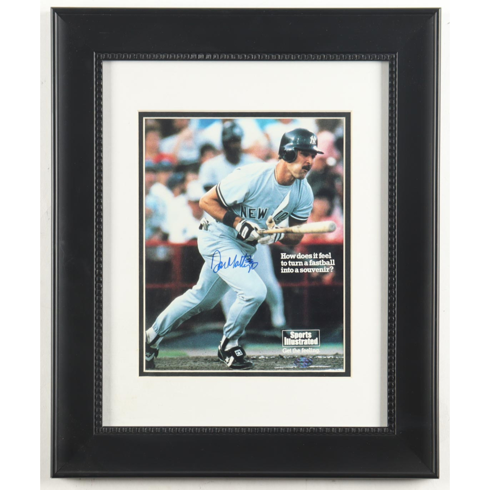 Don Mattingly Signed Yankees Custom Framed Photo (Schulte) at PristineAuction.com