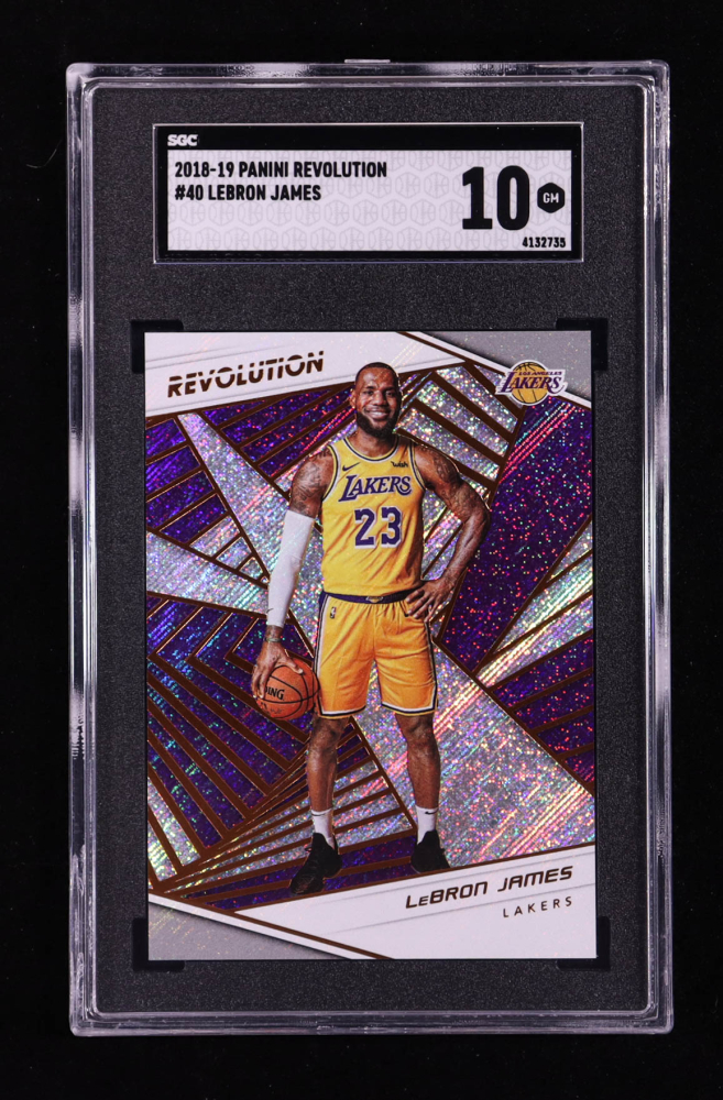 LeBron James 2018-19 Panini Revolution #40 (SGC 10)