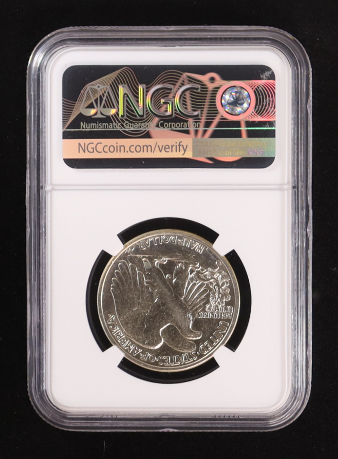 1939-D Walking Liberty Silver 50C Half Dollar (NGC XF45) - 6208367-004 at PristineAuction.com 1939-D Walking Liberty Silver 50C Half Dollar (NGC XF45) - 6208367-004 at PristineAuction.com