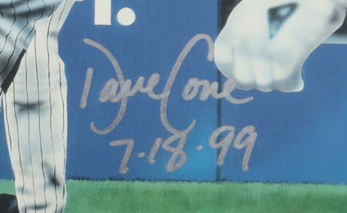 Joe Girardi & David Cone Signed LE Yankees 19.5x20.5 Lithograph Inscribed "7-8-99" (JSA) at PristineAuction.com Joe Girardi & David Cone Signed LE Yankees 19.5x20.5 Lithograph Inscribed "7-8-99" (JSA) at PristineAuction.com