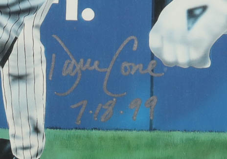 Joe Girardi & David Cone Signed LE Yankees 19.5x20.5 Lithograph Inscribed "7-8-99" (JSA) at PristineAuction.com Joe Girardi & David Cone Signed LE Yankees 19.5x20.5 Lithograph Inscribed "7-8-99" (JSA) at PristineAuction.com