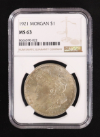 1921 Morgan Silver Dollar (NGC MS63) - 8666590-022 at PristineAuction.com