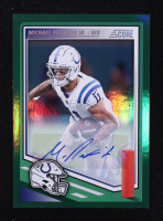 Michael Pittman Jr. 2025 Score Signatures Green #246 at PristineAuction.com
