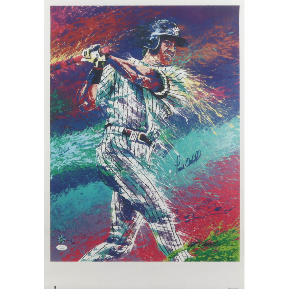 Paul O'Neill Signed LE Yankees 18.5x26.5 Lithograph By William Lopa #/121 (JSA) at PristineAuction.com