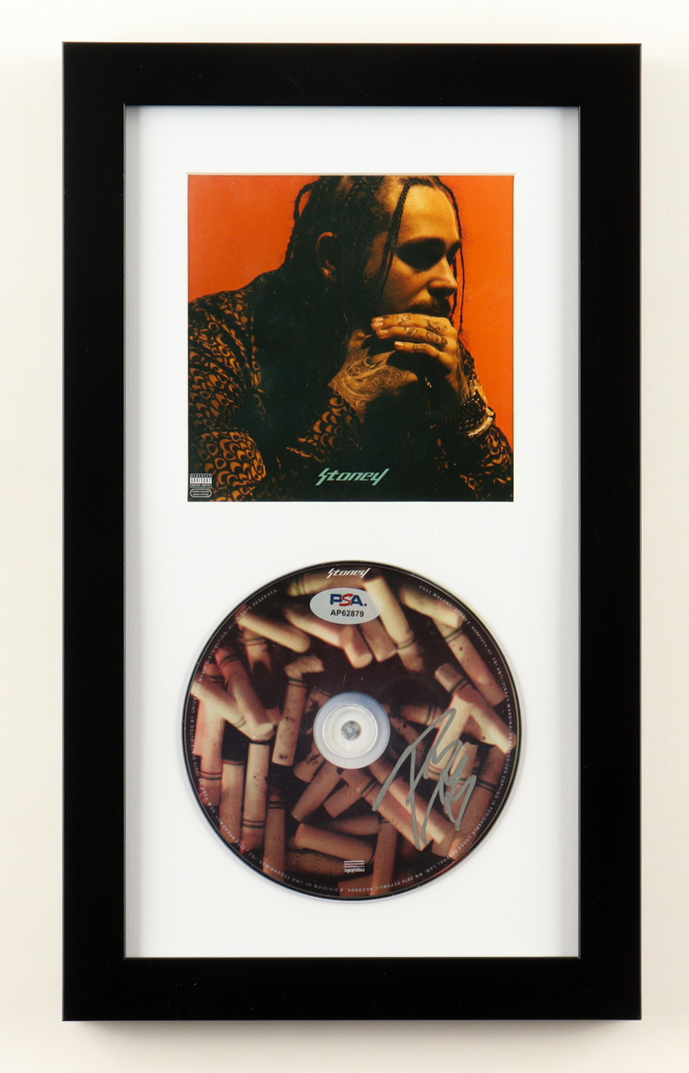 Post Malone Signed "Stoney" Custom Framed CD Album Display (PSA) at PristineAuction.com Post Malone Signed "Stoney" Custom Framed CD Album Display (PSA) at PristineAuction.com