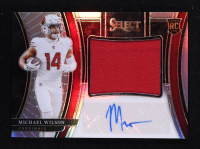 Michael Wilson 2023 Select Jumbo Rookie Signature Swatches Prizm #39 #71/99 RC at PristineAuction.com