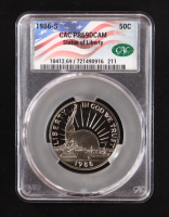 1986-S Statue of Liberty Commemorative Half Dollar - Proof (CACG PR69DCAM) at PristineAuction.com
