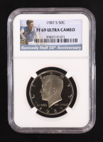 1987-S Kennedy Half Dollar 50th Anniversary Proof (NGC PF69 ULTRA CAMEO) at PristineAuction.com