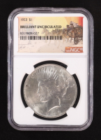 1923 Peace Silver Dollar (NGC BRILLIANT UNCIRCULATED) - 8319808-027 at PristineAuction.com