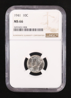 1941 Mercury Silver Dime (NGC MS66) at PristineAuction.com