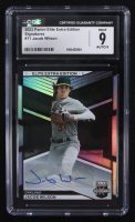 Jacob Wilson 2023 Panini Elite Extra Edition Signatures #11 RC (CGC 9 | Autograph Graded CGC 9) at PristineAuction.com