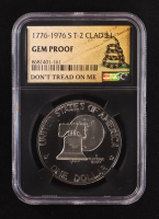 1776-1976 Eisenhower Bicentennial Silver Dollar, Type 2 (NGC GEM PROOF) at PristineAuction.com