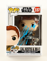 Cameron Monaghan Signed "Star Wars" #337 Cal Kestis & BD-1 Funko Pop! Bobble-Head Vinyl Figure (Beckett) at PristineAuction.com