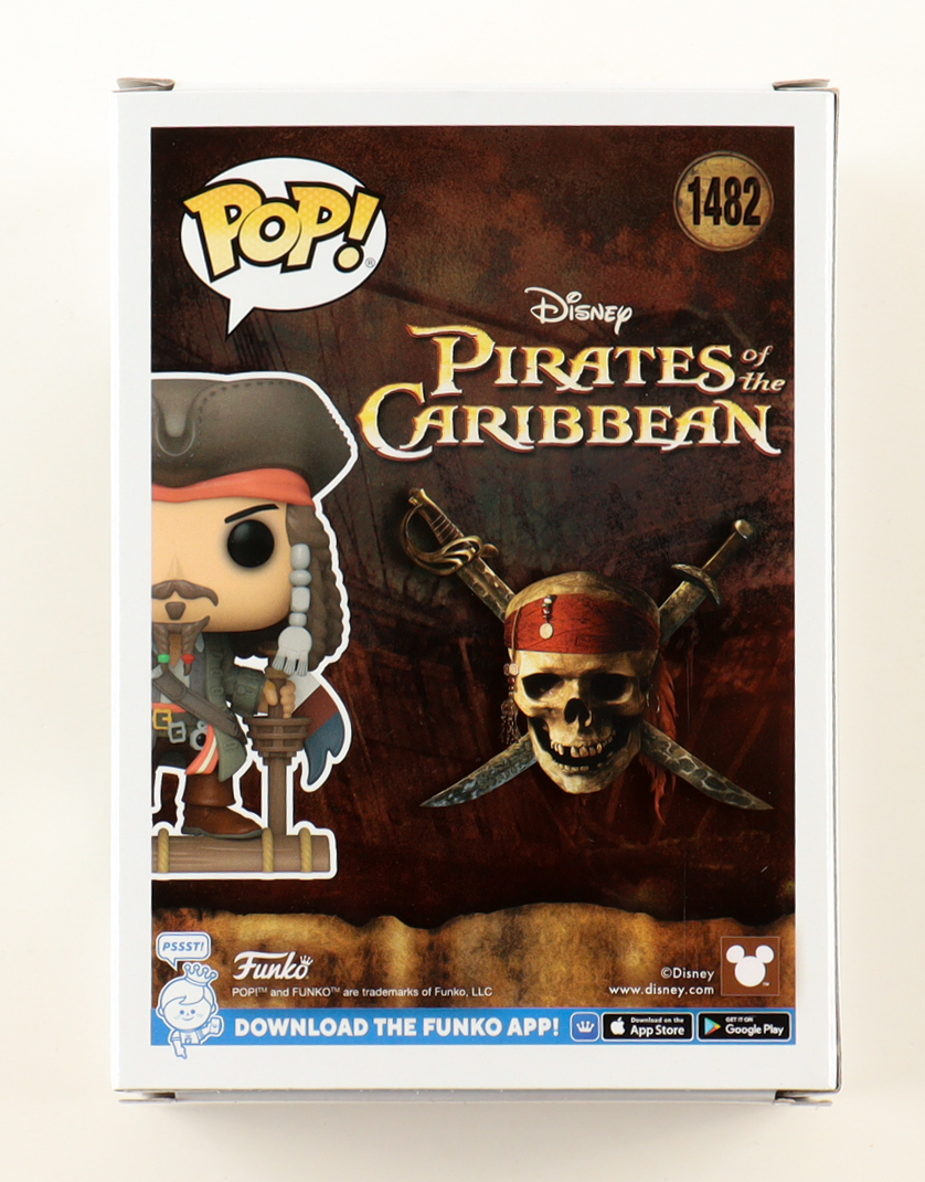 Johnny Depp Signed "Pirates of the Caribbean" #1482 Jack Sparrow Funko Pop! Vinyl Figure (Beckett) at PristineAuction.com Johnny Depp Signed "Pirates of the Caribbean" #1482 Jack Sparrow Funko Pop! Vinyl Figure (Beckett) at PristineAuction.com