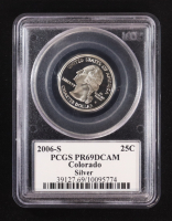 2006-S U.S. State Quarter Series - Colorado - 90% Silver Proof (PCGS PR69DCAM) at PristineAuction.com