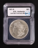 1921-S Morgan Silver Dollar (ICG Authentic) - 7225910132 at PristineAuction.com