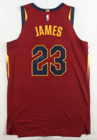 LeBron James Signed 2017-18 Cavaliers Nike Game-Used Jersey (Beckett & Grey Flannel LOA) at PristineAuction.com