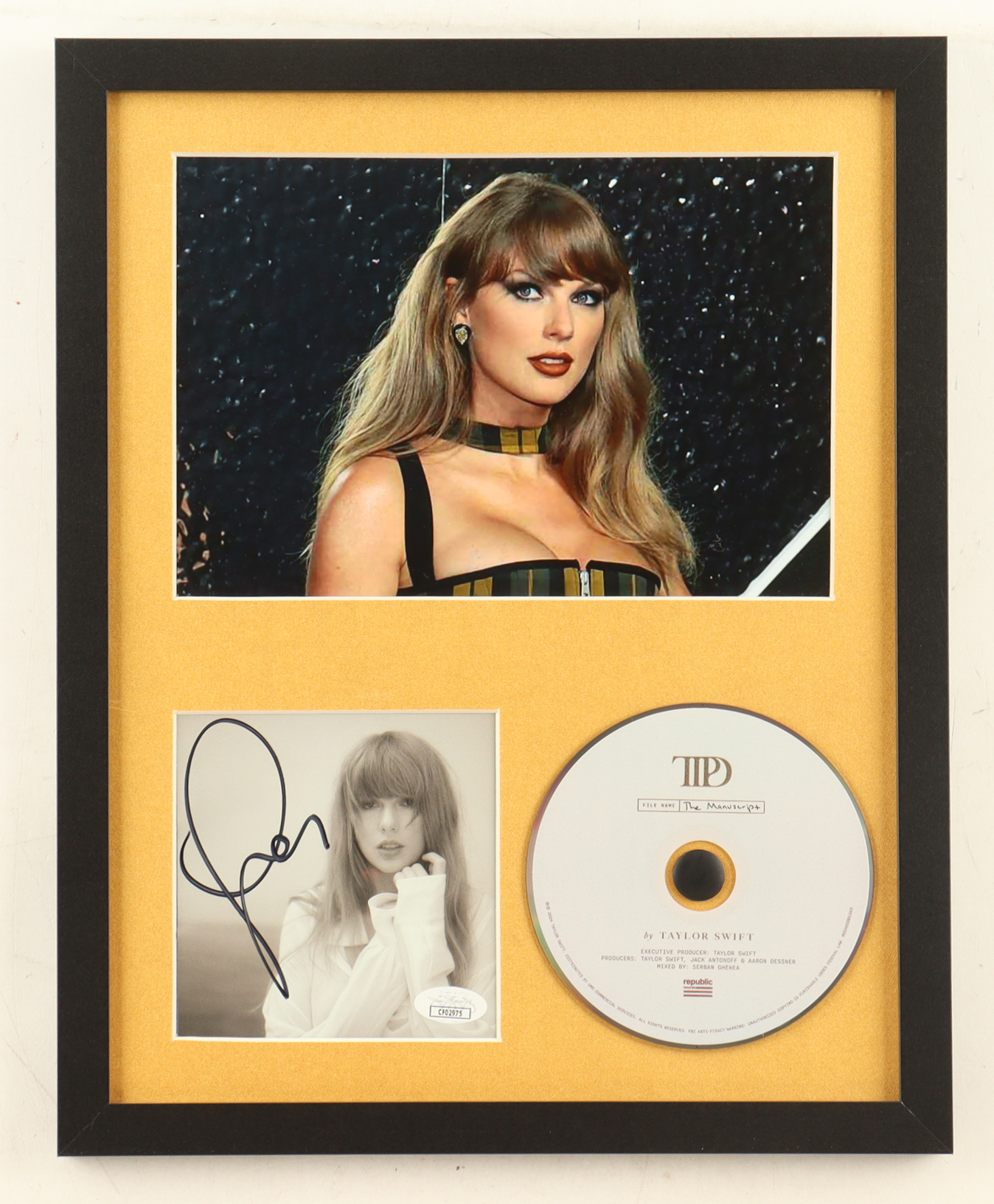 Taylor Swift Signed Custom Framed "The Tortured Poets Department" CD Album Display (JSA) at PristineAuction.com Taylor Swift Signed Custom Framed "The Tortured Poets Department" CD Album Display (JSA) at PristineAuction.com