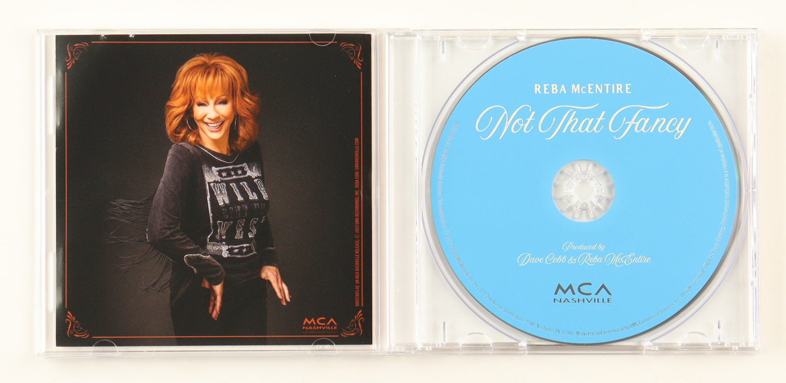 Reba McEntire Signed "Not That Fancy" Custom Framed Album Flat with CD (ACOA) at PristineAuction.com Reba McEntire Signed "Not That Fancy" Custom Framed Album Flat with CD (ACOA) at PristineAuction.com
